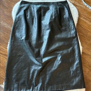 Leather skirt